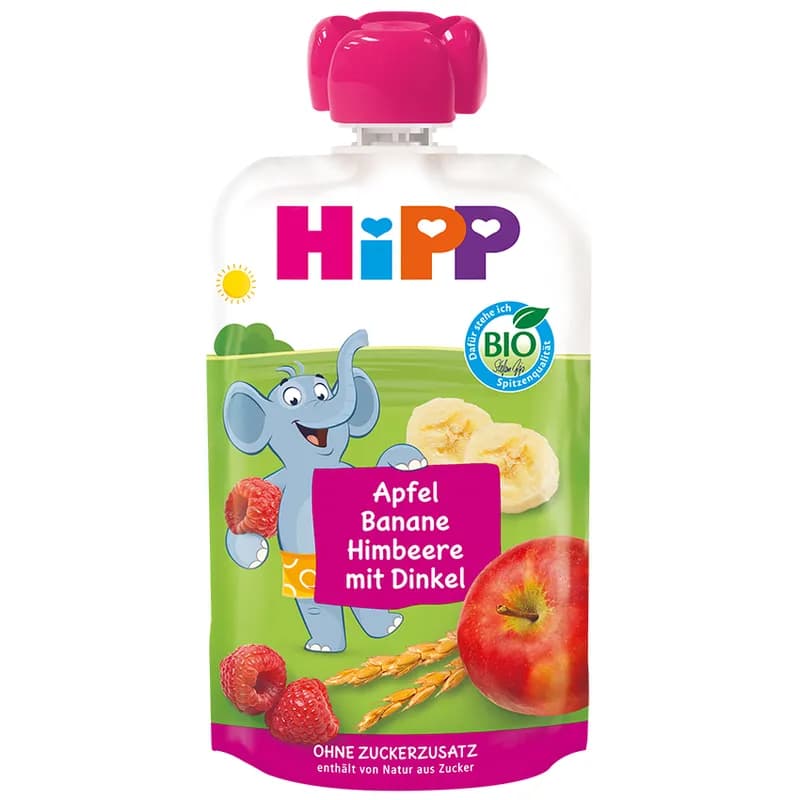 Hipp Mar-Banana-Zmeura Si Grau