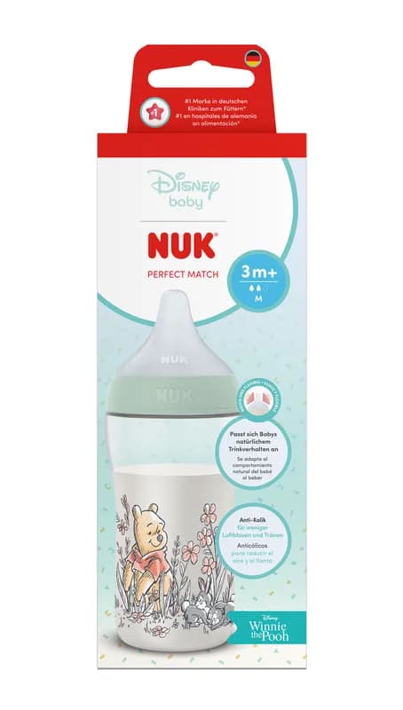 Nuk Pm Bib Pp Tc 260ml Winnie Tet.Si 3+ Flux M