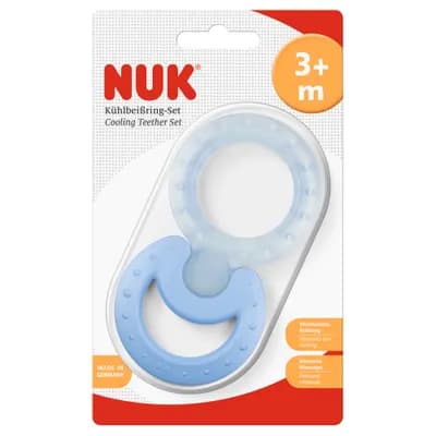 Nuk Set Inele Dentitie Albastru
