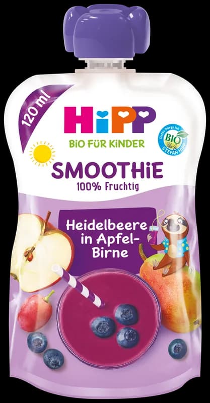 Hipp Smoothie Mere, Pere Cu Afine