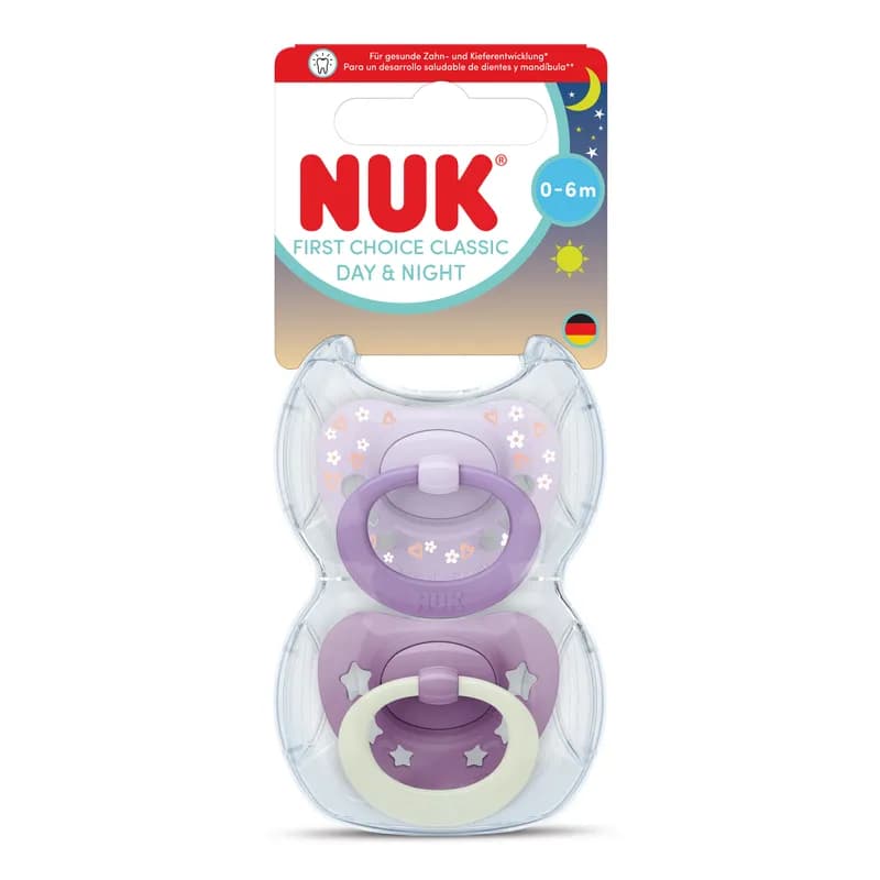 Nuk Suzeta Fc Clasic D&N Roz M1(0-6l)