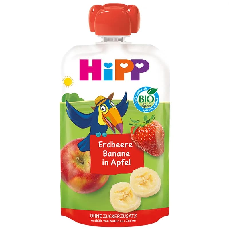 Hipp Mar, Capsuni, Banana 100gr