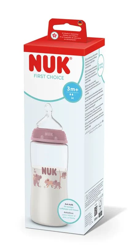 Nuk Fc Bib Pp Tc 300ml Tet.Si 3+ Flux M