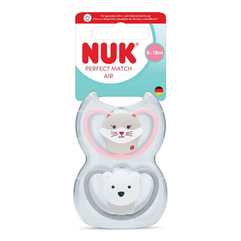 Nuk Suzeta Pm Air Roz M2(6-18l)