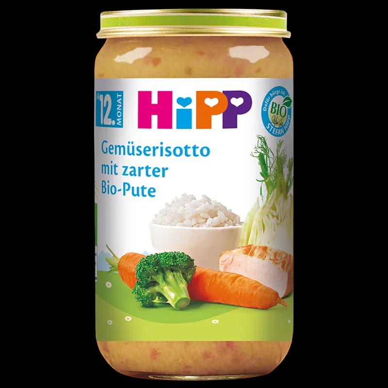 Hipp Meniu Risotto Cu Legume Si Curcan