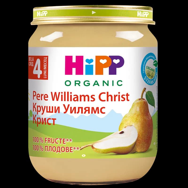 Hipp Piure Pere Williams 125gr