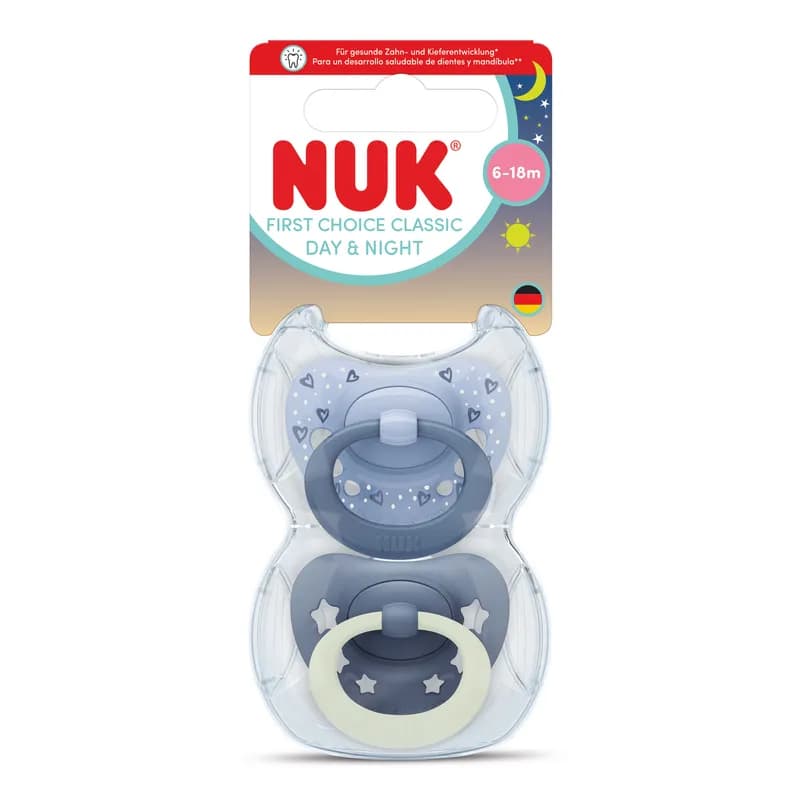 Nuk Suzeta Fc Clasic D&N Albastru M2(6-18l)