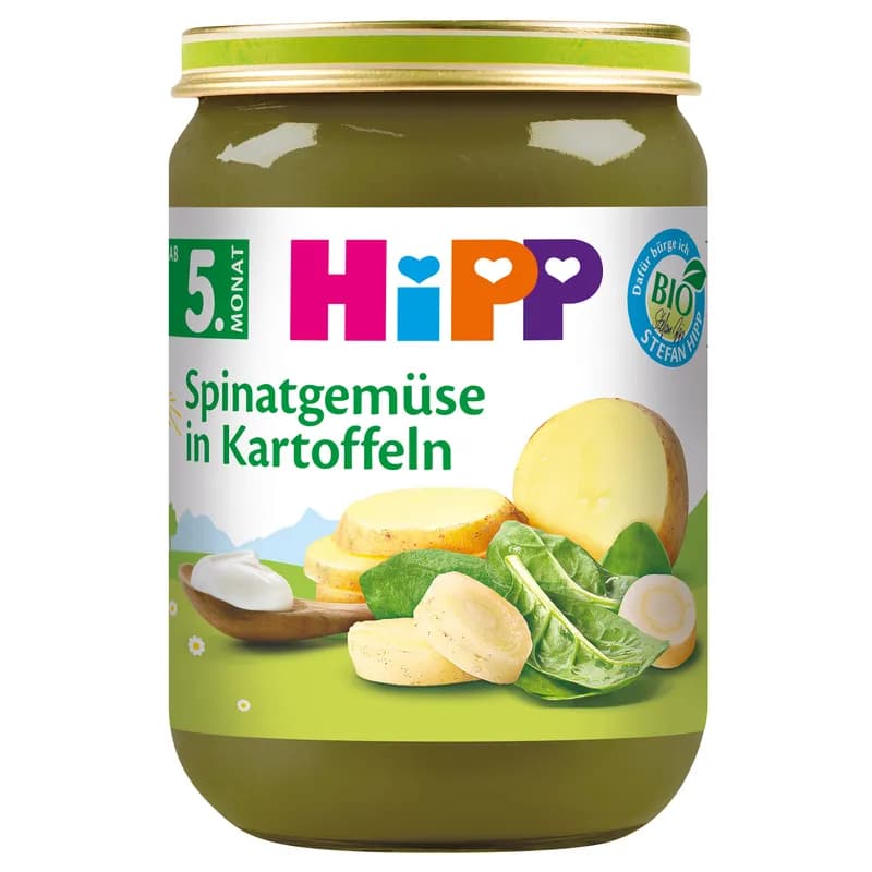 Hipp Legume Cu Spanac Si Cartofi