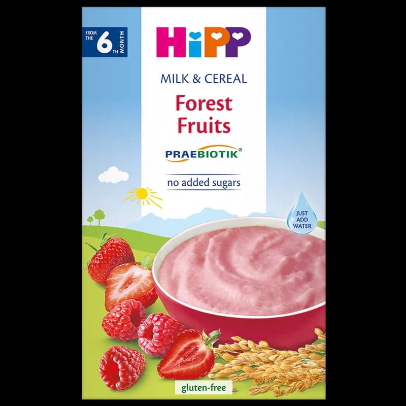 Hipp Lapte & Cereale Cu Fructe De Padure
