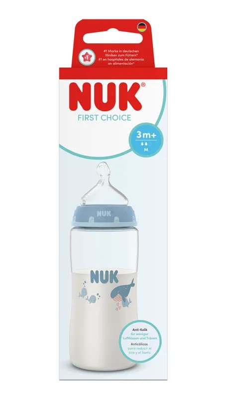 Nuk Fc Bib Pp Tc 300ml Tet.Si 3+ Flux M