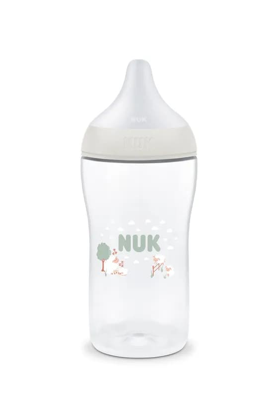 Nuk Pm Bib Pp Tc 260ml Alb Tet.Si 3+ Flux M