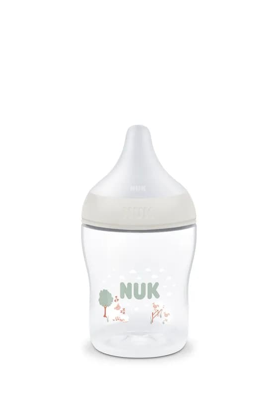 Nuk Pm Bib Pp Tc 150ml Alb Tet.Si 0+ Flux S