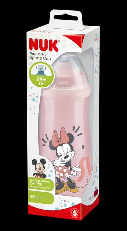 Nuk Mickey Cana Sport Rosu+Adapt.Push-Pull