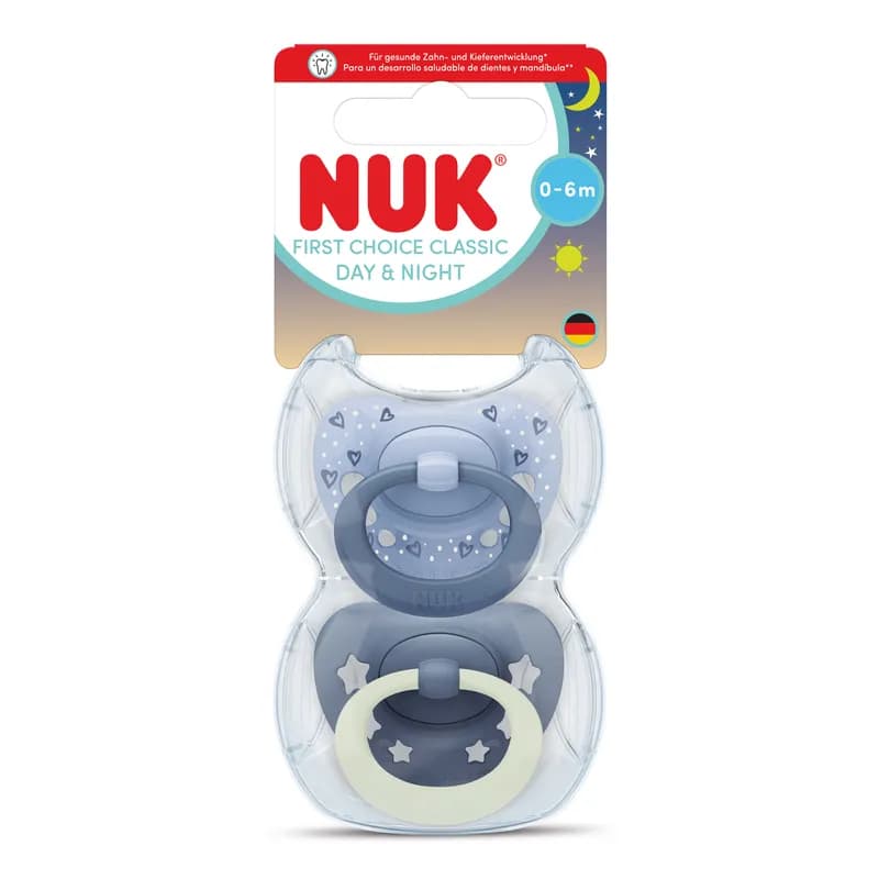 Nuk Suzeta Fc Clasic D&N Albastru M1(0-6l)