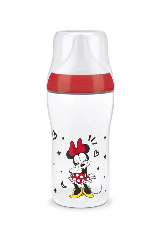 Nuk Pm Bib Pp Tc 260ml Minnie Tet.Si 3+ Flux M