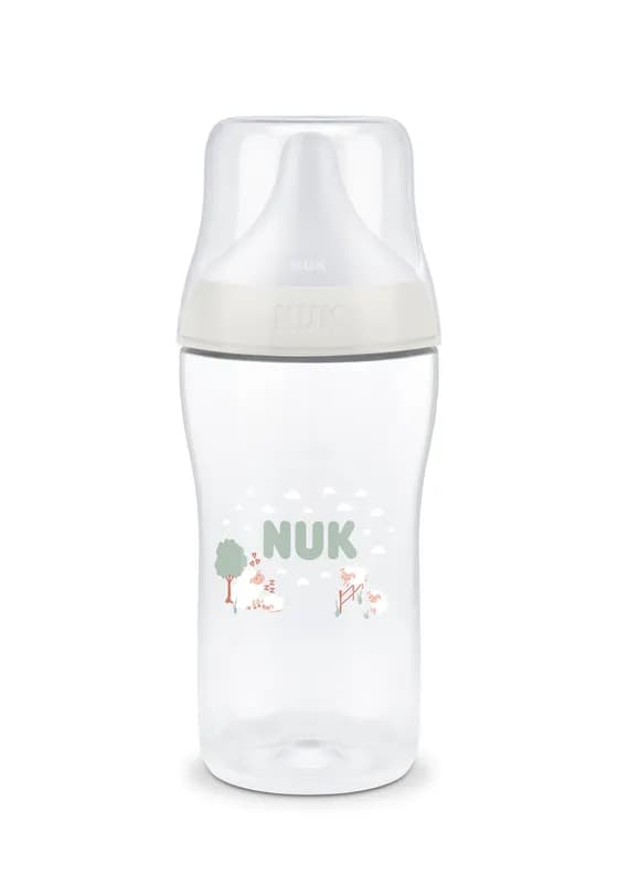 Nuk Pm Bib Pp Tc 260ml Alb Tet.Si 3+ Flux M