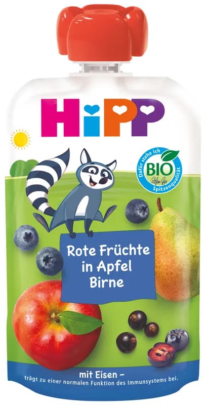Hipp Fructe Rosii, Mere, Pere Cu Fier