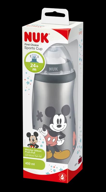Nuk Mickey Cana Sport Gri+Adapt.Push-Pull